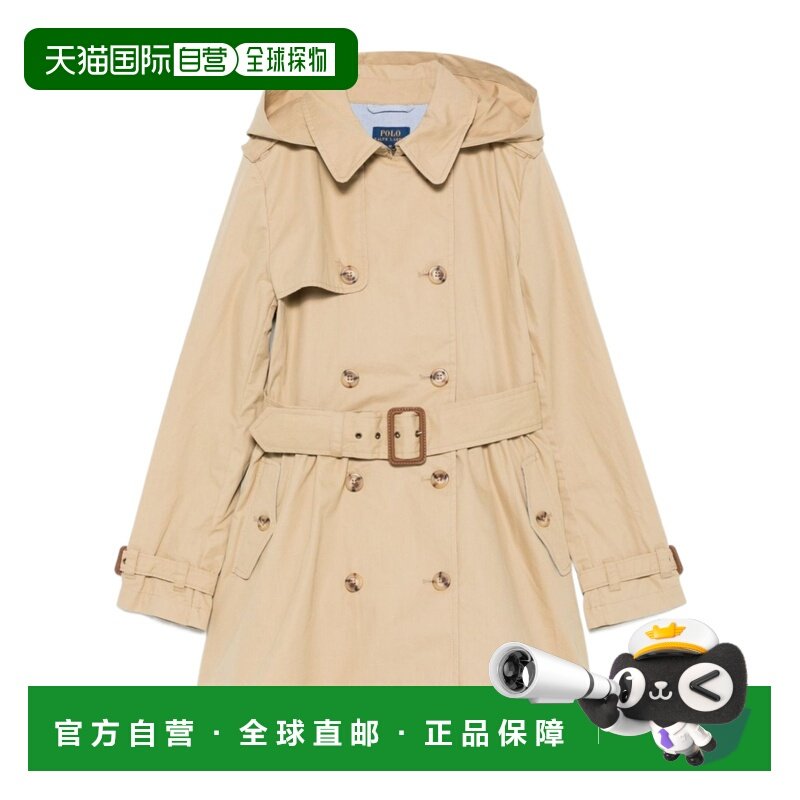 1h可退 香港直邮Polo Ralph Lauren 双排扣风衣 915796,童装/婴儿装/亲子装,羽绒服,淘宝优惠券,粉丝福利购,淘宝优惠卷