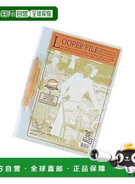 【日本直邮】Lihit Lab 双孔固定文件夹  A4 红色 25册装 F3006_2