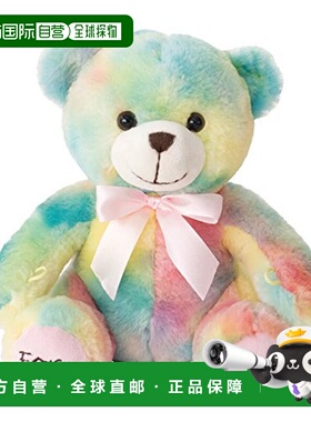 【日本直邮】Heads毛绒玩具毛绒小熊230*250*200mm彩虹款 DAB-SBQ