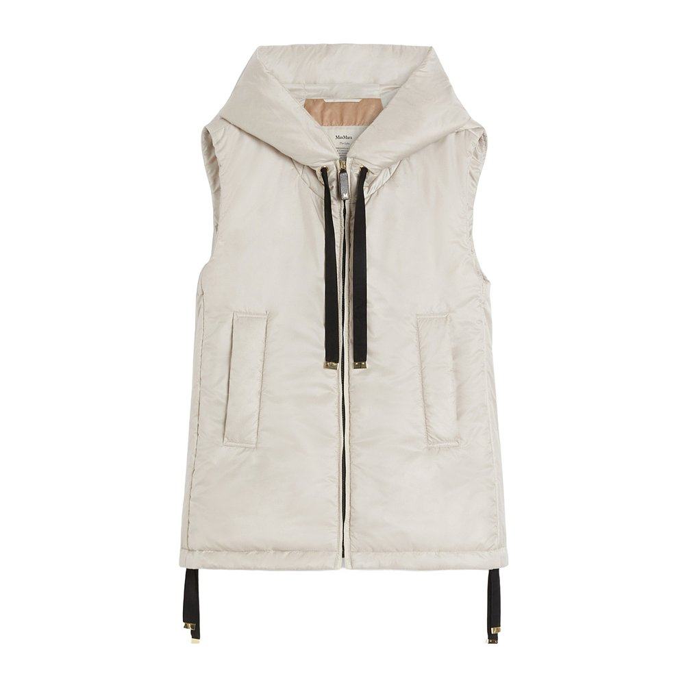 MAX MARA 女士外套 9296025406003 AW2025 白色 兜帽马甲,女装/女士精品,短外套,淘宝优惠券,粉丝福利购,淘宝优惠卷