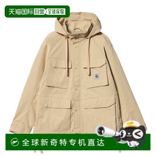 日本直邮Carhartt WIP Balto Jacket 纯色拉链连帽长袖夹克外套