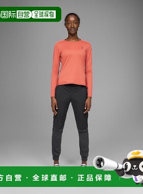 自营欧洲直邮On昂跑 Weather系列女士黑色再生聚酰胺反光标识可调