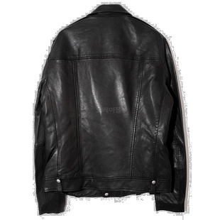 Allsaints夹克男款日常出行时尚黑色简约ML025N拉链翻领春秋季