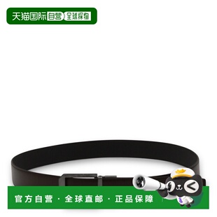 1h可退 香港直邮zegna 杰尼亚 男士 黑色皮带腰带 LHAVGB011RZ