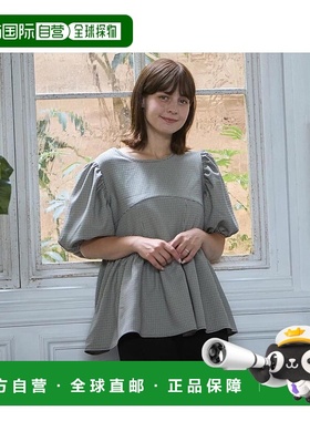 日本直邮日潮 petit main LIEN 泡泡袖连衣裙 3353320