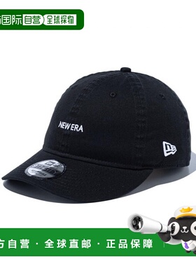 日本直邮New Era 9THIRTY 迷你标志水洗棉帽黑白14525050