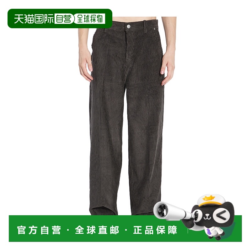 香港直邮Ami Paris 腰带袢休闲裤 HTR830C00131.阔腿裤