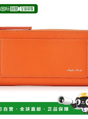 【日本直邮】legato largo 长钱包 Lineare LJ-E1514  橙色零钱包