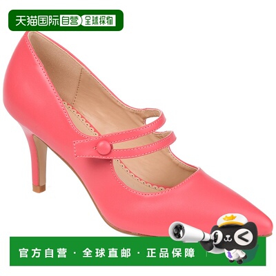 自营 Journee Collection 女式 Sidney 高跟鞋 - 珊瑚色 美国奥莱