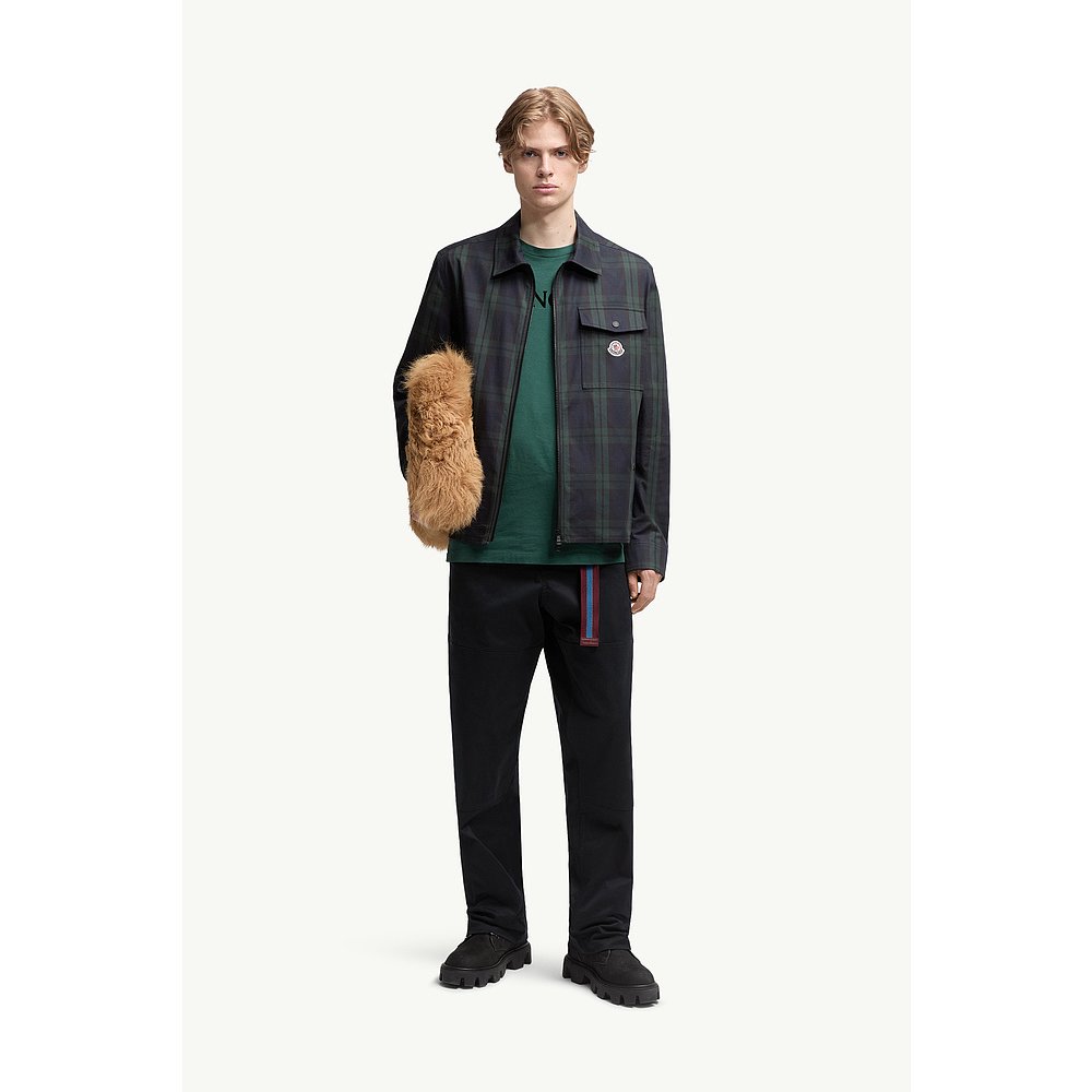 MONCLER (2025) 植绒徽标棉质T恤