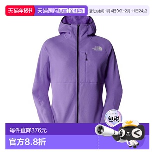 自营欧洲直邮THE NORTH FACE北面 FUTUREFLEECE女士聚酯纤维连帽