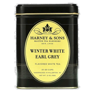 香港直发Harney & Sons冬季格雷伯爵白茶甘甜茶香浓郁56g