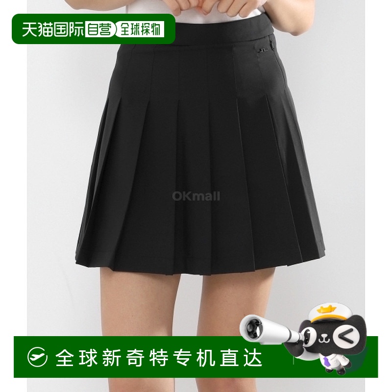 J.Lindeberg金 林德伯格黑色半身裙女款舒适休闲百搭吸汗
