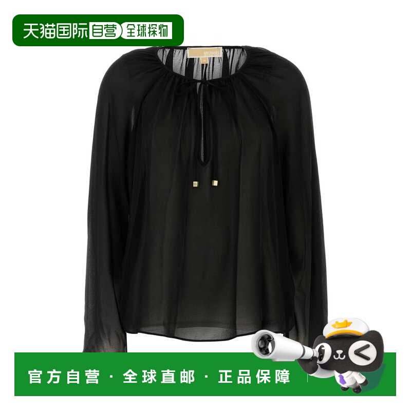 香港直邮MICHAEL KORS 女士T恤上衣 MR540R07R3BLACK SS2025图片