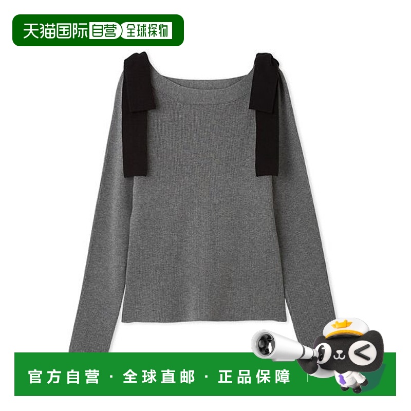 1h可退 日本直邮CELFORD 女装 肩带蝴蝶结针织套头衫 前后两穿设