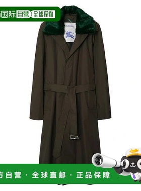 自营 Burberry水獭短款Lambeth汽车外套-水獭 美国奥莱直发博柏利