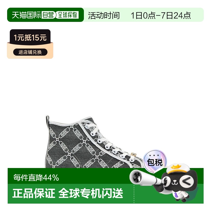 香港直邮Michael Kors 迈克高仕 女士 刺绣帆布运动鞋 43F3EYFE1Y