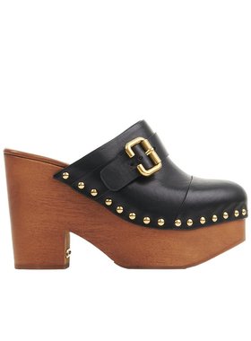 Chloe 圆头高跟凉鞋 C24A02TLT