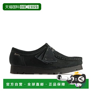 韩国直邮CLARKS 公用休闲皮鞋WALLABEE GTX BLACK SUEDE W 261690