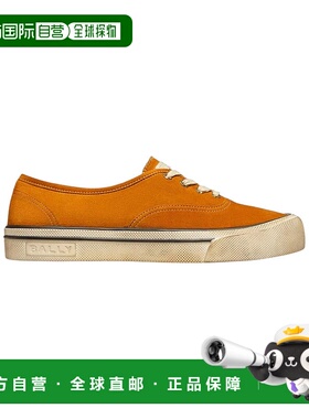 自营 Bally Lyder 6304349 男士 Deserto 绒面革运动鞋 - 橙色 美