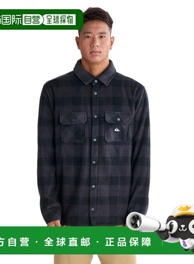 日本直邮Quiksilver BERING STRAIT CHECK 男士抓绒衬衫 [25FWEQY