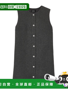 香港直邮A.P.C. 女士连衣裙 WVBEKF35259PLC SS2026 灰色 无袖连