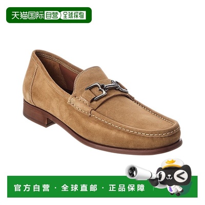 自营bruno magli布鲁诺 马格利 的里雅斯特绒面革-布朗 美国奥莱