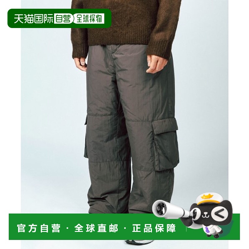 韩国直邮YALE NYLON CARGO PADDED PANTS BROWN男装休闲裤YD09PT8