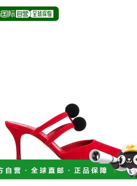 香港直邮MANOLO BLAHNIK 莫罗 伯拉尼克 女士 Mules 木屐