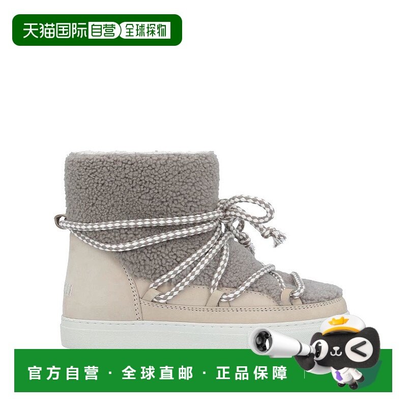 1h可退 【美国直邮】INUIKII 女鞋时装靴 羊皮圆头靴 手工制作 舒