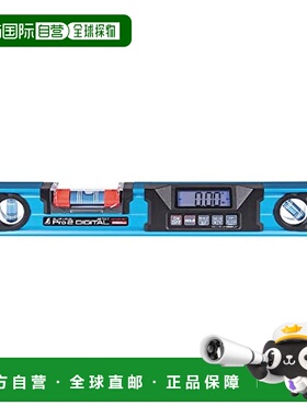 【日本直邮】SHINWA 数字式蓝色水平尺Pro2 450mm 75317