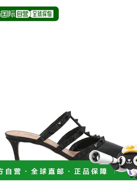 香港直邮valentino 华伦天奴 女士 Mules 木屐 black黑色 舒适时