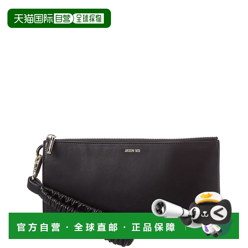 自营Jason Wu Rommy Leather Wristlet, Black - black 美国奥莱