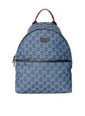 GUCCI 男童包袋 782708FAEI74242 AW2025 蓝色 GG背包