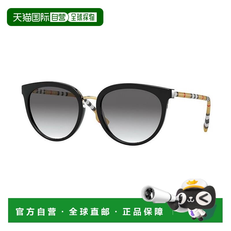 香港直邮潮奢 Burberry 巴宝莉 女士 猫眼框太阳眼镜 BE43163
