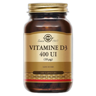欧洲直邮SOLGAR维生素D3保护骨骼牙齿保健健康补充剂胆钙化醇