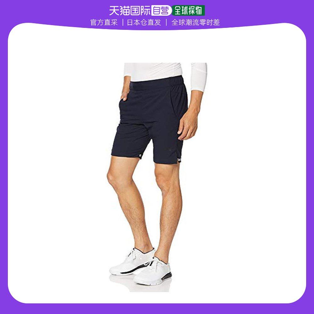 日本直邮美津浓Mizuno男士休闲运动短裤 吸汗速干弹力面料深蓝色M