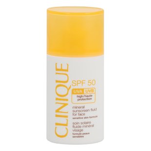 欧洲直邮Clinique Mineral Sunscreen Fluid For Face SPF50