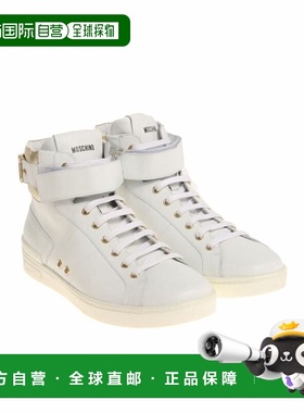 香港直邮MOSCHINO 男士运动鞋 MB15033G05GA110A SS2018 白色