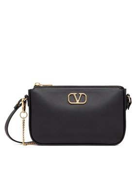 VALENTINO 女士斜挎包 4W2P0AA9MIM0NO CO 黑色 链条迷你斜挎包