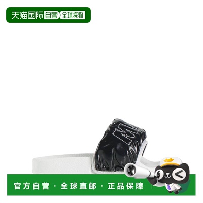 1h可退 香港直邮Marni 玛尼 女童 Slides 便鞋童鞋 black黑色 舒