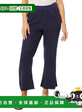 自营Women's XCVI Lorilei Pants Navy Stretch Elastic Waist Fl