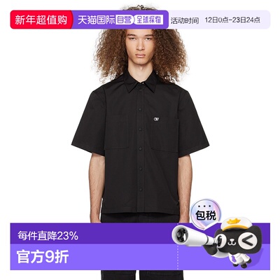 1h可退 香港直邮OFF-WHITE C O VIRGIL ABLOH 男士 黑色 OW Summe