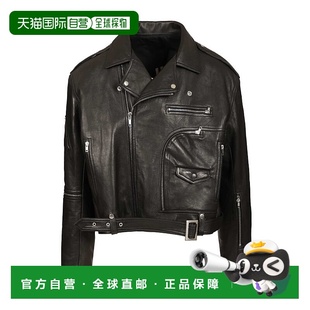 AW2025 香港直邮RICK 夹克 男士 RU02E1770LNV09黑色皮衣 OWENS