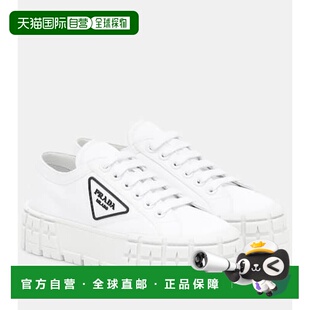 普拉达 女士 Wheel 1h可退 运动鞋 Prada gabardine 香港直邮潮奢
