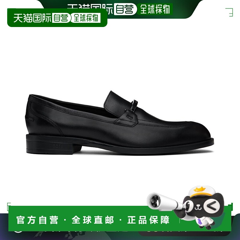 【美国直邮】Hugo Boss 黑色徽标五金乐福鞋 流行男鞋 正装皮鞋 2