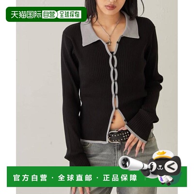 日本直邮官方授权 WHO’S WHO gallery TWO-TONE 有领罗纹修身针