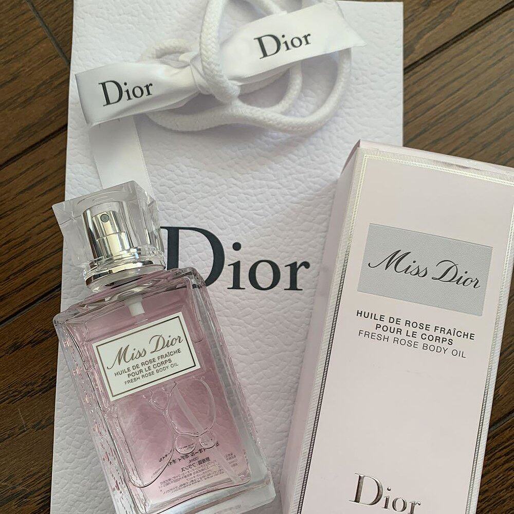 迪奥  Miss Dior玫瑰清新润体油花漾甜心身体油润肤油100ML