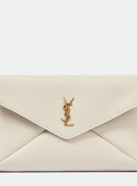 Saint Laurent 圣罗兰 女士 Cassandre 大号皮革手包 001124