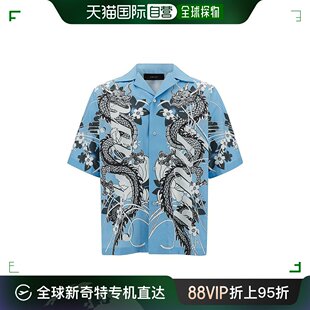 AMIRI 男士 Amiri PS24MSS02 香港直邮潮奢 龙印花短袖 保龄球衬衫